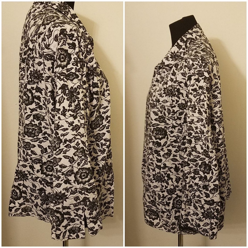 V Neck Button Down Longsleeve Blouse - image 2